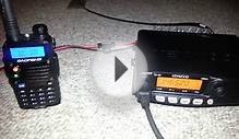 2 Meter Ham Radio Rig- Kenwood/Baofeng + N9TAX Slim Jim