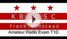 Amateur Radio Technician Exam Prep T1D
