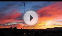 Ham Radio Antennas at Sunset