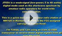 Quick View: NW7US Amateur Radio JT65A Weak-Signal Digital