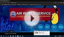 Shortwave radio station All India radio website